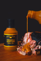 Duce’s Wild Barbecue South-Carolina Style 'Original Mustard' BBQ Sauce - Award-Winning Mustard Based Barbecue Sauce - Sweet & Tangy with Mild Heat