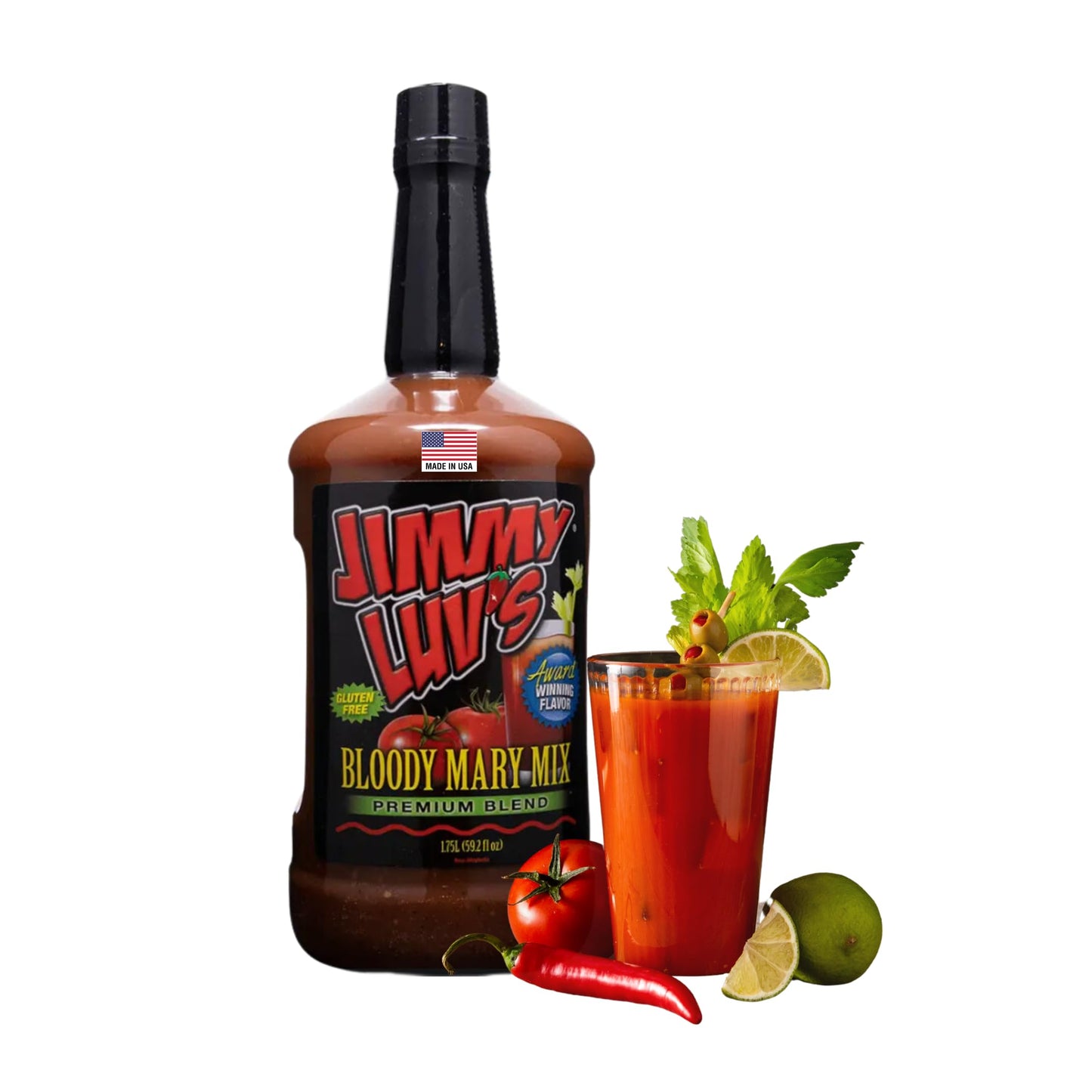 Jimmy Luv's Bloody Mary Mix - Original Blend 1.75 Liters