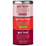 The Republic of Tea - Get Lost Stackable Tea Tin, 42 Tea Bags, Herbal Blend Teas, Gluten Free