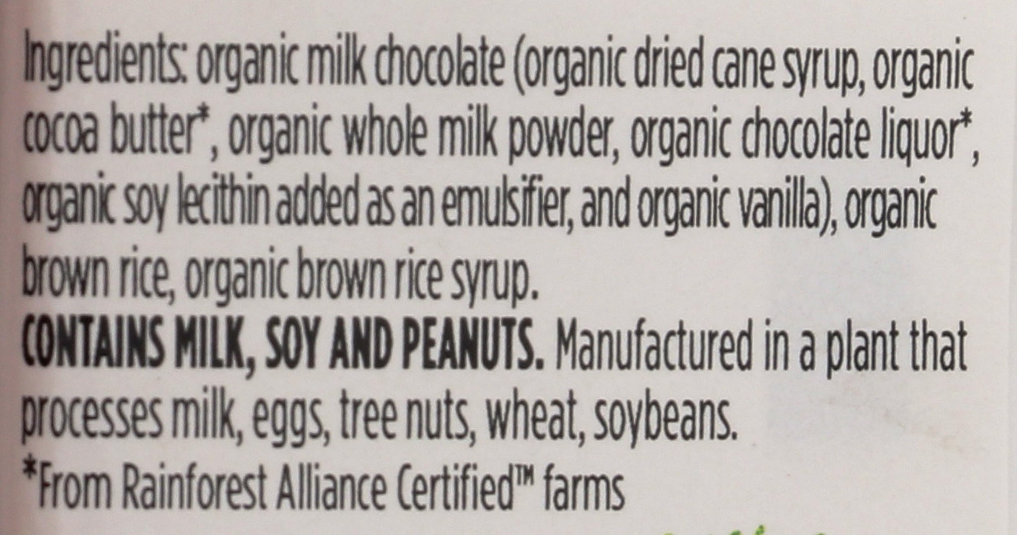 Moo Chocolate Organic Milk Chocolate Rice Crisps Bar, 0.7 OZ