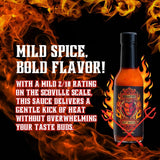 Hellfire Devil's Blend Red Jalapeno Hot Sauce, Award-Winning, Gourmet, Rich and Flavorful Red Sauce, 5 oz.