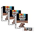 KIND Protein MAX Dark Chocolate Crisp, 20g Protein, Low Sugar, Keto Friendly, 12ct