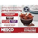 NESCO BJV-6, Jerky Spice Works, 3 Flavors Variety Pack, Packaging May Vary, 6 Piece Assortment