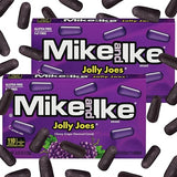 Mike and Ike Candy Jolly Joes Flavor, 2 Pack of Movie Theater Candy Boxes 4.25OZ Each, Ideal Mike and Ike for Your Favorite Films, Perfect Theater Box