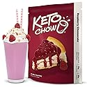 Keto Chow Raspberry Cheesecake Meal Replacement Shake Powder, Nutritionally Complete Low Carb Meal, High Protein Breakfast or Lunch Replacement