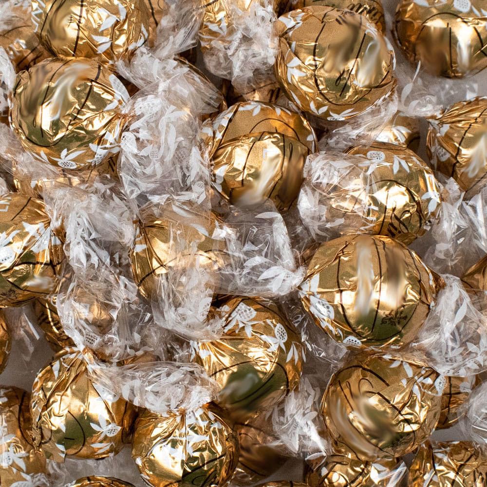 108ct Gold Fudge Swirl Chocolate Bulk Individually Wrapped Candy Truffles For Candy Bowls, Goodie Bags, Dessert Tables, Gifts For Guests & More (3lb