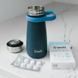 S'well Cleaning Tablets, 16 Tablets, Fast Acting Fizz Away Residue And Odor In Stainless Steel, Chlorine Free And Derived From Natural Substances
