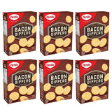 Christie Bacon Dippers Crackers, Ideal for Dipping, 200g/7.05oz, 6-Pack {Imported from Canada}