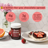 Soom Foods Chocolate Sea Salt Sesame Spread - 12oz (2 Pack) | Made with 4 Ingredients, Low Sugar, Dairy-Free, Nut-Free, Gluten-Free, Palm Oil-Free |