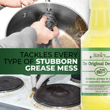 STANLEY HOME PRODUCTS Original Degreaser - Removes Stubborn Grease & Grime - Powerful Multipurpose Cleaning Solution for Home & Commercial Use (4