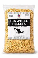 Alebrixes | Mexican Potato Pinwheel Pellets 8oz (226g) | Duritos | Chicharron - Fritura De Papa De Rueda Para Freir | Potato Puff - Fritura de Papa |