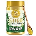 4th & Heart Original Grass-Fed Ghee, Clarified Butter, 100% Butter Fat, Pasture-Raised, Lactose & Casein Free, High Smoke Point Cooking Oil, Keto