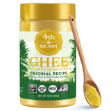 4th & Heart Original Grass-Fed Ghee, Clarified Butter, 100% Butter Fat, Pasture-Raised, Lactose & Casein Free, High Smoke Point Cooking Oil, Keto