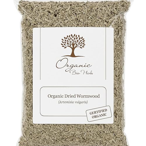 Organic Bio Herbs Premium Dried Wormwood (Artemisia vulgaris) | 100% Natural & Hand-Harvested | Ideal for Herbal Tea, Tinctures, & Infusions |