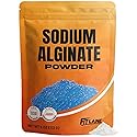 Sodium Alginate Powder 4 oz, Pure Food Grade Bulk Ingredient for Thickening, Premium Molecular Gastronomy Component - Non-GMO and Vegan - By Fit Lane