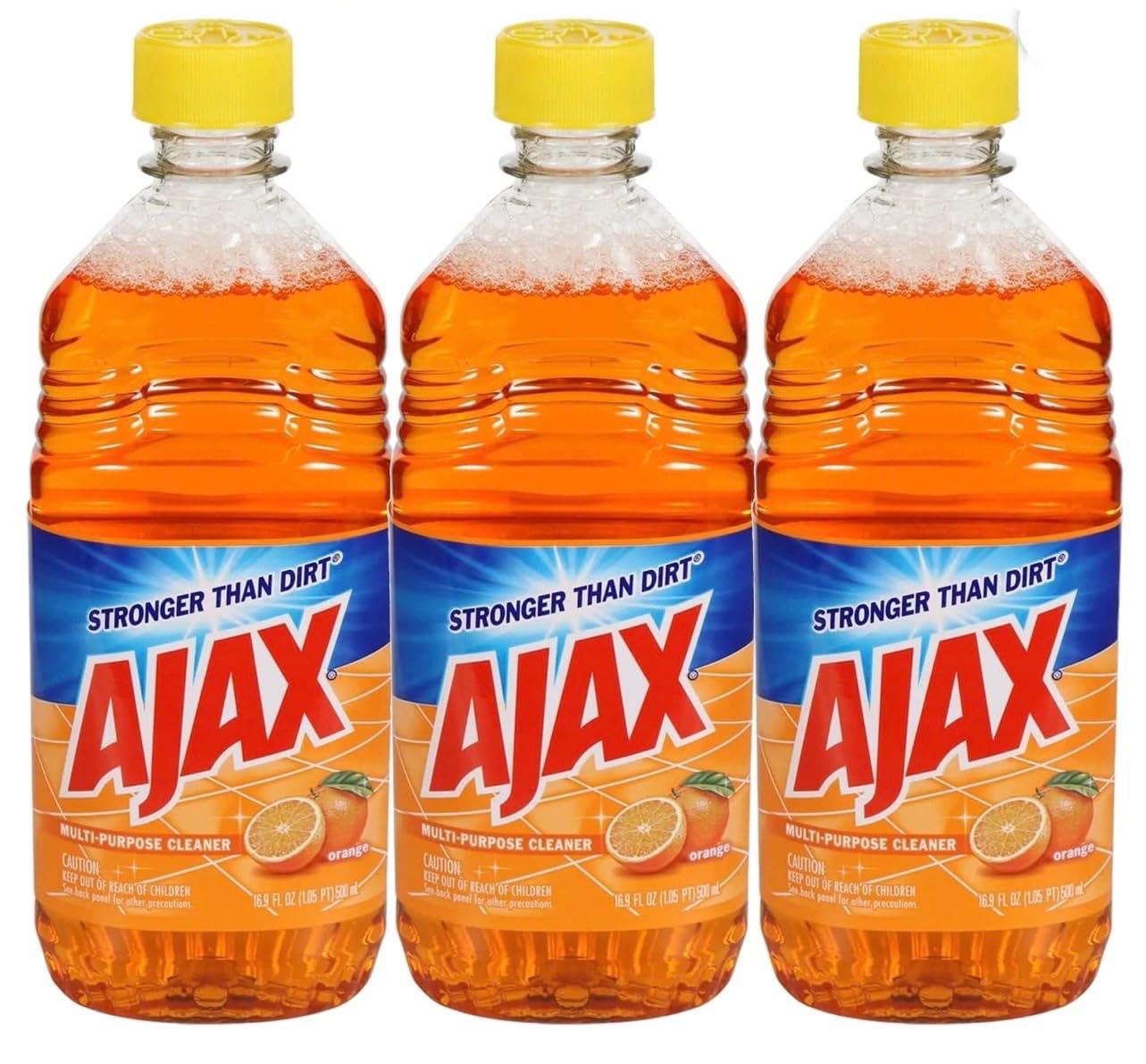 Ajax Orange Scented All Purpose Cleaner 16.9 Ounce (3 pack)