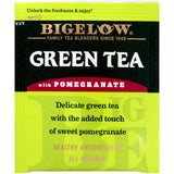 Bigelow Tea Green Tea with Pomegranate 28-Count Box (Pack of 1) Premium Green Tea with Pomegranate Rosehips Hibiscus Antioxidant-Rich All Natural