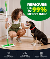 60 Count Heavy Duty Dry Sweeping Cloths Refills for Swiffer Sweeper Mop, Deep Clean Sweeper Pet Mop Pads for Multi Surface Floor Mopping & Cleaning