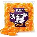 Butterscotch Hard Candy Bulk 1 Lb. Bag Individually Wrapped - Classic Old-Fashioned Candy for Party Favors Office Treats & Everyday Snacking Approx