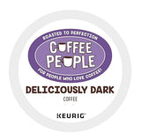 Coffee People Deliciously Dark, Single-Serve Keurig K-Cup Pods, Dark Roast Coffee, 72 Count