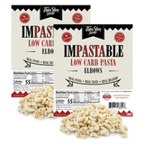 ThinSlim Foods Impastable Low Carb Pasta, Elbows 2pack | 8g Net Carbs | 36g Fiber | 55 Calories | Not Shirataki | No Soy | No Pea or Bean Flour | Real