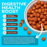 BIENA Chickpea Snacks - Crunchy Roasted Chickpeas - High Fiber Protein Snacks for Adults and Kids - 4-Pack, 5 Ounce Bags - Barbecue