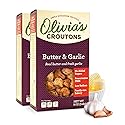 Butter And Garlic Croutons For Salad - Garlic Butter Croutons - Butter Garlic Croutons For Salads - Salad Toppings Crunchy - Crunchy Garlic Topping