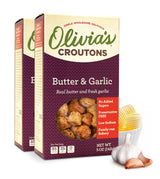 Butter And Garlic Croutons For Salad - Garlic Butter Croutons - Butter Garlic Croutons For Salads - Salad Toppings Crunchy - Crunchy Garlic Topping