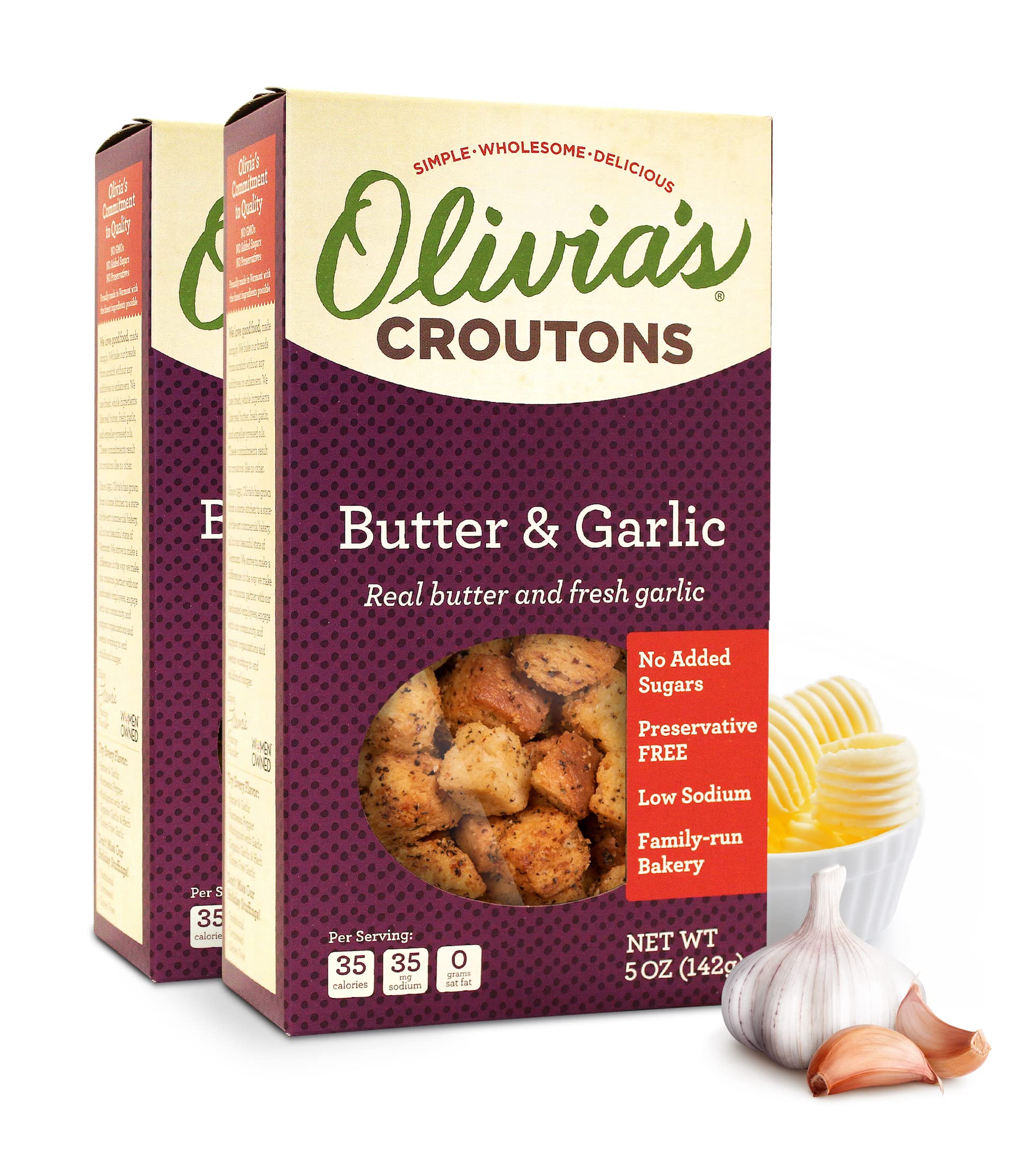 Butter And Garlic Croutons For Salad - Garlic Butter Croutons - Butter Garlic Croutons For Salads - Salad Toppings Crunchy - Crunchy Garlic Topping