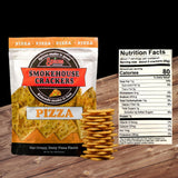 Smokehouse Crackers Pizza Snack Crackers, 7 oz bags (3 Pack)