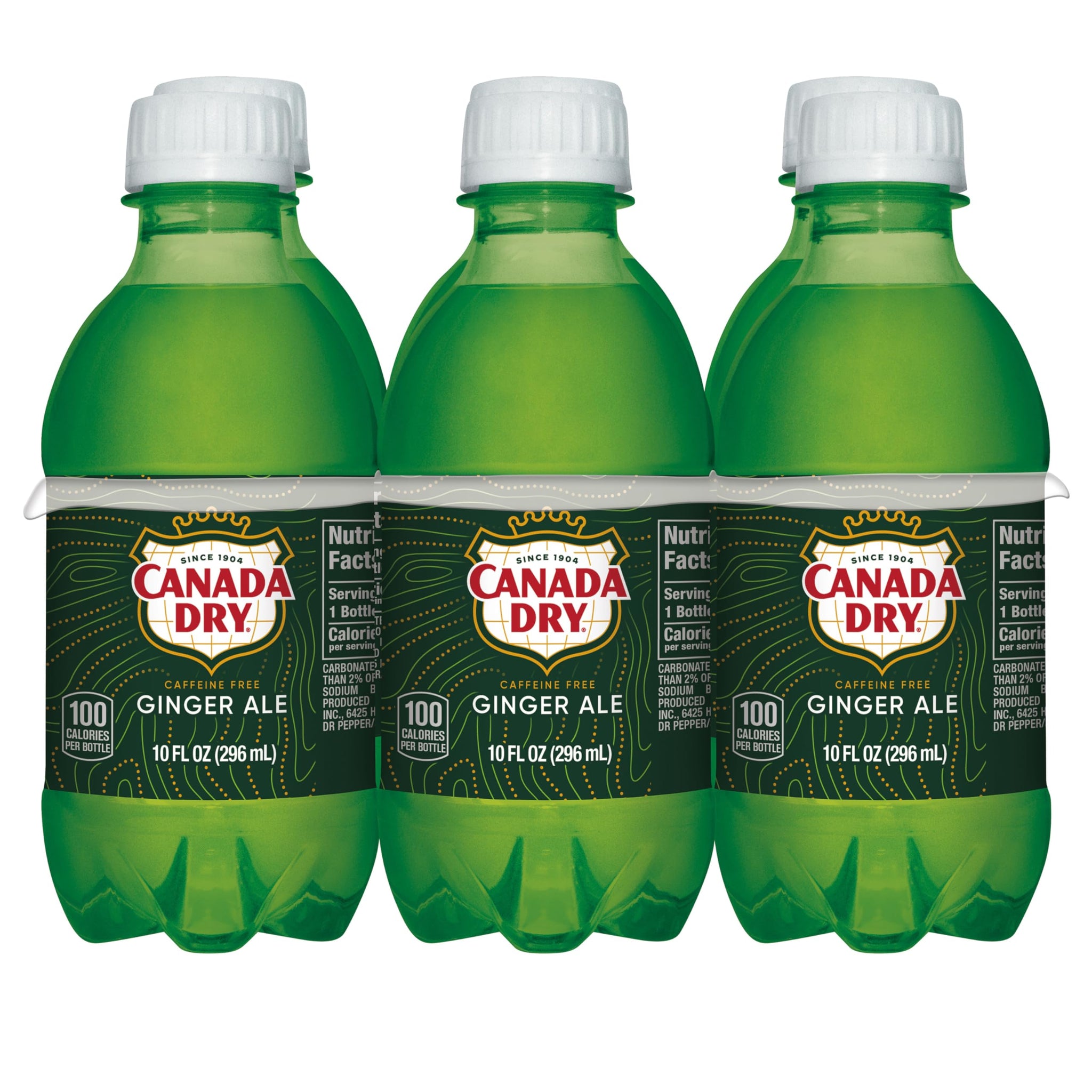 Canada Dry Ginger Ale Soda, 10 Fl Oz Bottles, 6 Pack