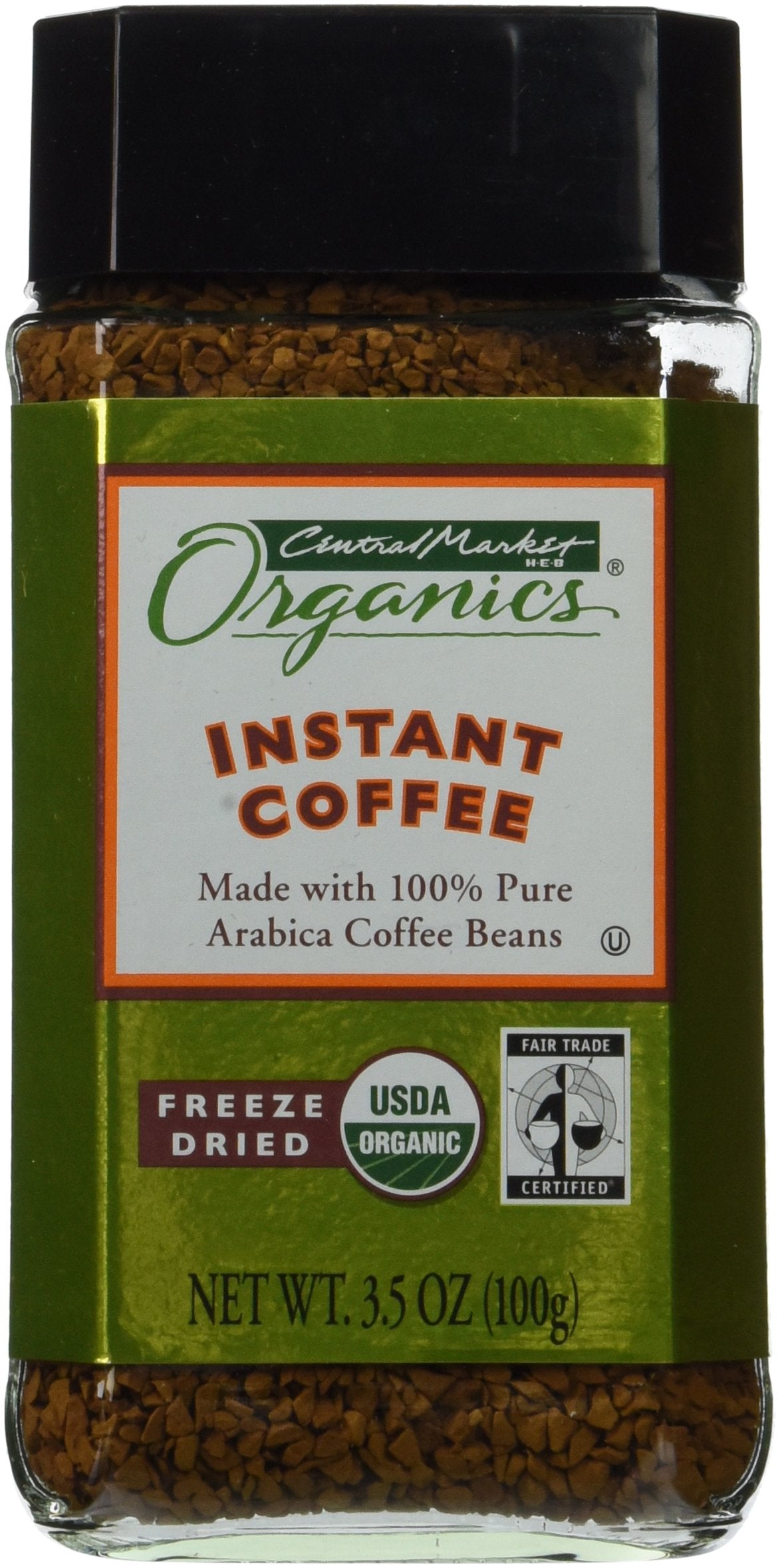 Central Market Organics HEB Instant Coffee 3.5 Oz by Central Market HEB