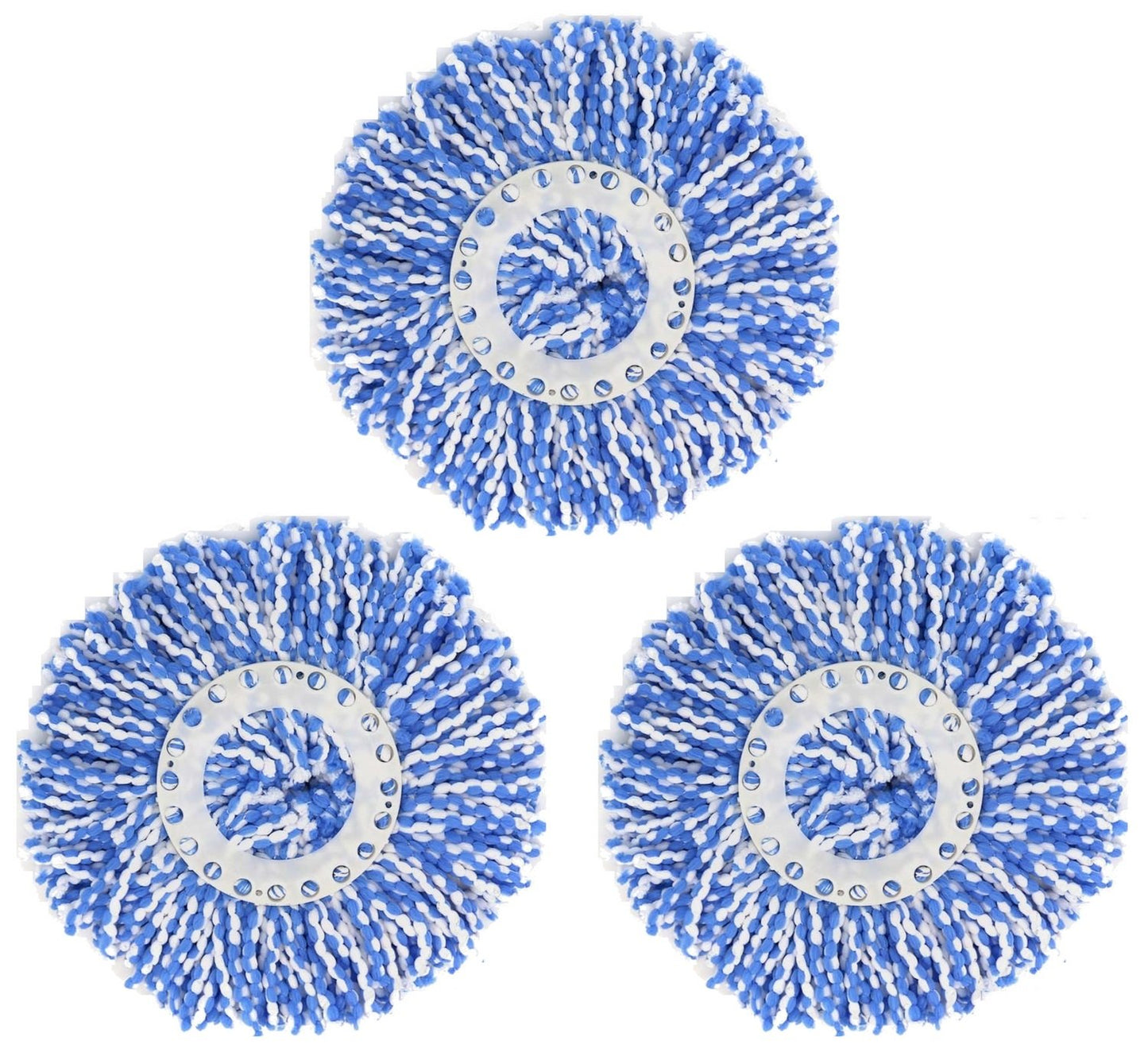 3 Pack Spin Mop Replacement Head for Hurrica, Mopnad, Casabel, Microfiber Spin Mop Refills