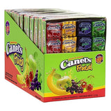 Canel’s Fruit Flavor Chewing Gum, 4 Piece Packs with Cherry, Banana, Grape, and Apple, for Parties and Candy Bars, 60 Count (Pack of 1)
