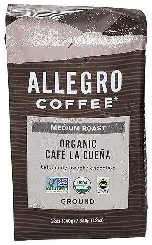 Allegro Coffee Organic Cafe La Duena Ground Coffee, 12 oz
