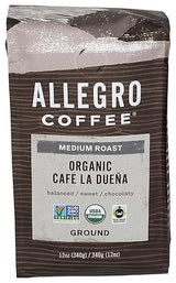 Allegro Coffee Organic Cafe La Duena Ground Coffee, 12 oz