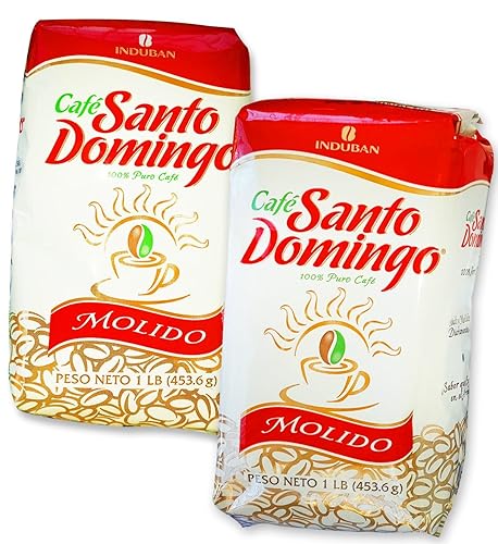 Cafe Molido Santo Domingo - Ground Dominican Coffee - (2 Lb.-pack)_AB