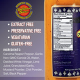 Torchbearer Sauces Garlic Reaper Sauce, 5oz Garlic & Carolina Reaper Hot Sauce, Heat Level 9 - Featured on Hot Ones - All Natural, Extract-Free, Made
