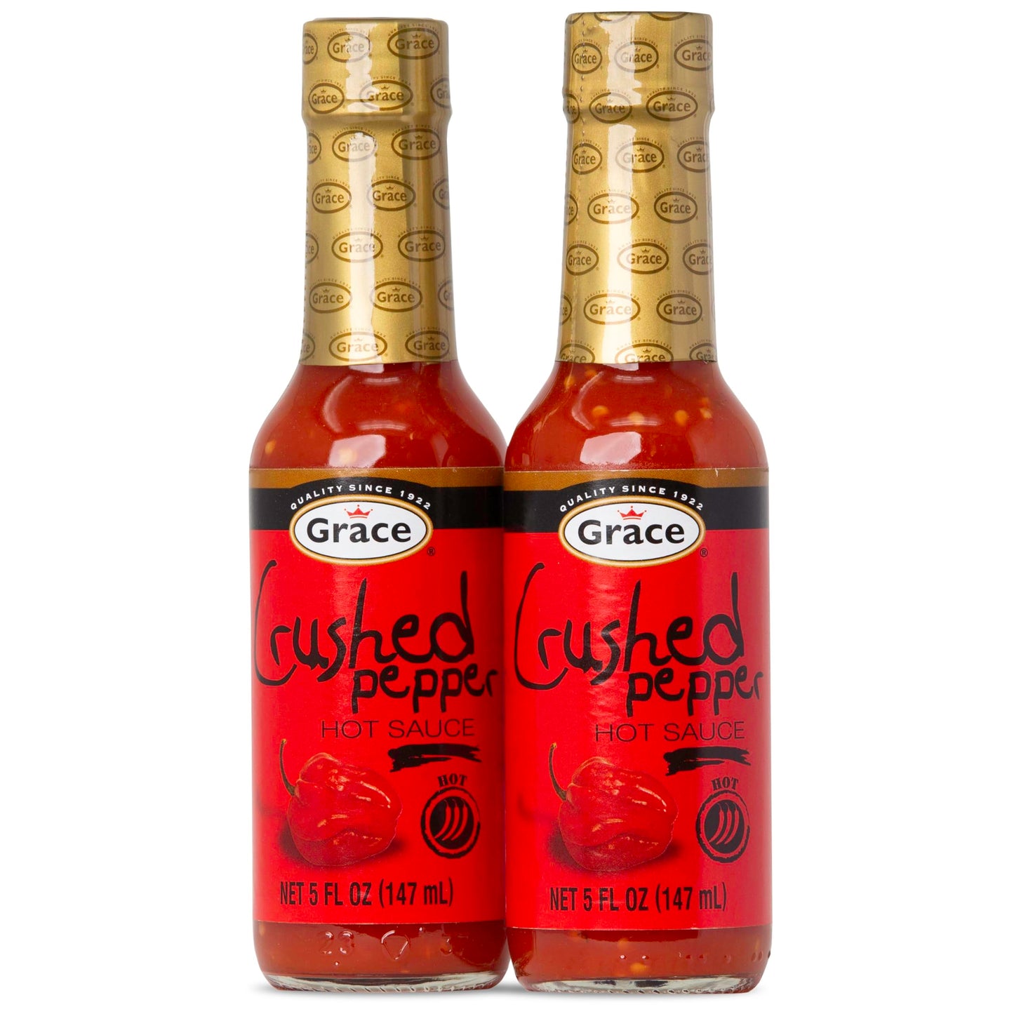 GRACE CRUSH PEPPER HOT SAUCE 2 BTL