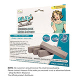 Molly's Marvelous Scrubbing Sticks, Pumice Stones for Tiles, Bathroom, Kitchen, and Hard Water, Household Cleaning Tool, 4pk