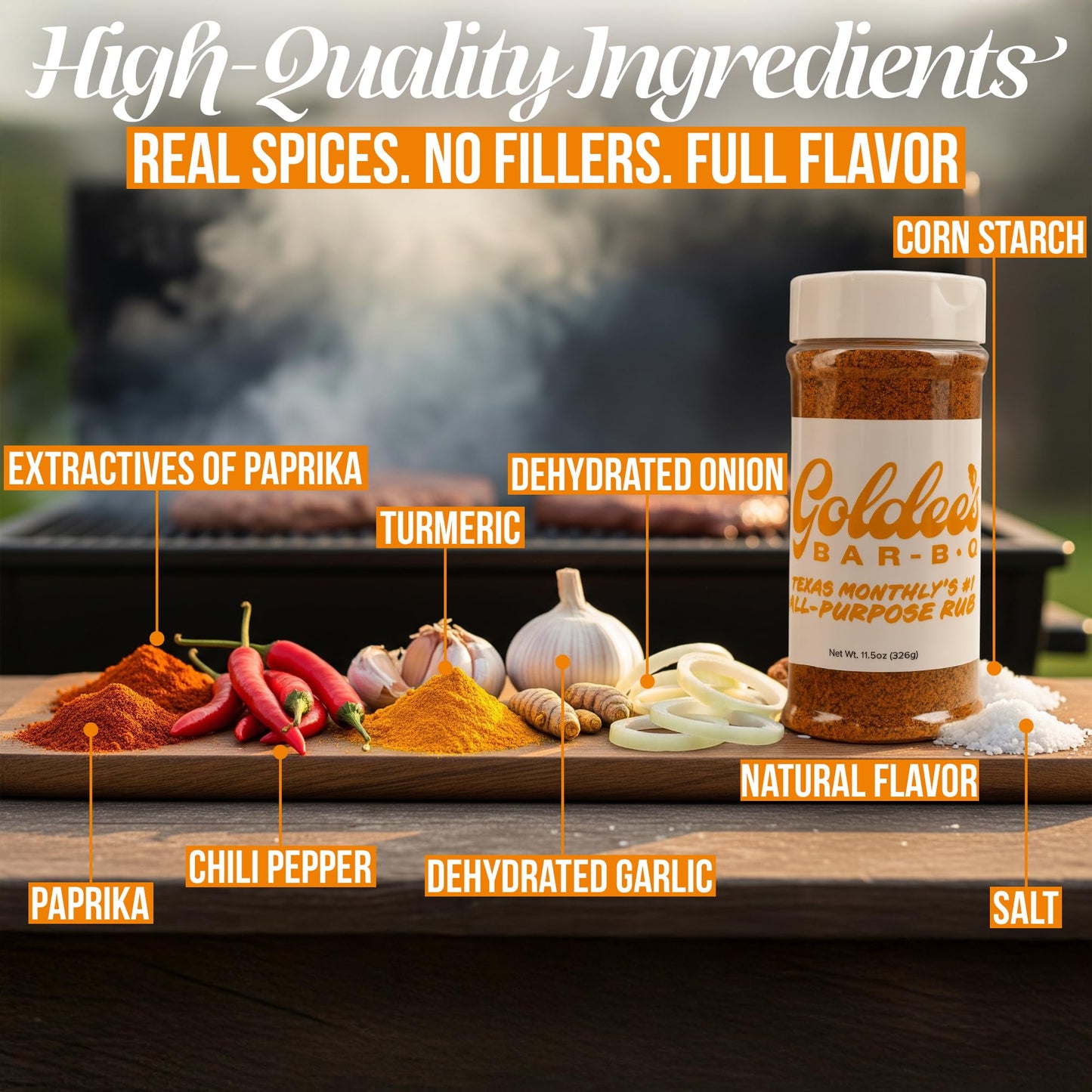 Goldee's Bar-B-Q All Purpose Seasoning Rub