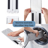 True & Tidy Replacement Microfiber Mop Pad Set for BUCKET-900 TrueClean Mop and Bucket with Pump System, Machine Washable up to 100x (6)
