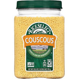 RiceSelect Couscous, Premium Moroccan-Style Wheat Couscous, Non-GMO, Kosher, 26.5oz Jar (Pack of 1)