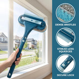 2-in-1 Multi-Purpose Cleaning Brush, New Window Screen Cleaner Tool with Squeegee, Mesh Screen Cleaner, Window Cleaner Tool for Window, Door, Porch