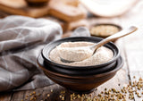 Food to Live Organic Hulled Buckwheat Flour, 1 Pound Non-GMO, Finely Milled Raw Groats, Kosher, Vegan Powder. Good Source of Fiber, Protein. Wheat