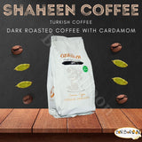 Shaheen Oriental Original Turkish Coffee Cafe Arabic Arabian Arabica Ground Mud A Blend Of Robusta And Brazilian (Dark Spiced With Cardamom 3.52 oz