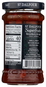 St Dalfour, Fruit Spread Superfruit Strawberry Goji, 6 Ounce