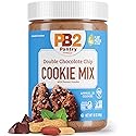 PB2 Pantry Double Chocolate Chip Cookie Mix - 16oz Jar | Certified Vegan, Gluten Free, Non-GMO, 4g Plant Protein Per Cookie