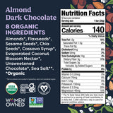 Tosi Nut Bars, Almond Dark Chocolate, Healthy Snacks for Adults & Kids, Plant Based Crunchy Bars (6G Protein), Organic Keto Snacks, Vegan, Gluten