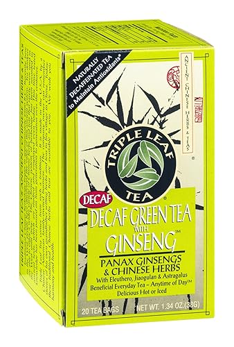 Decaf Green Tea w/Ginseng 20 BAG